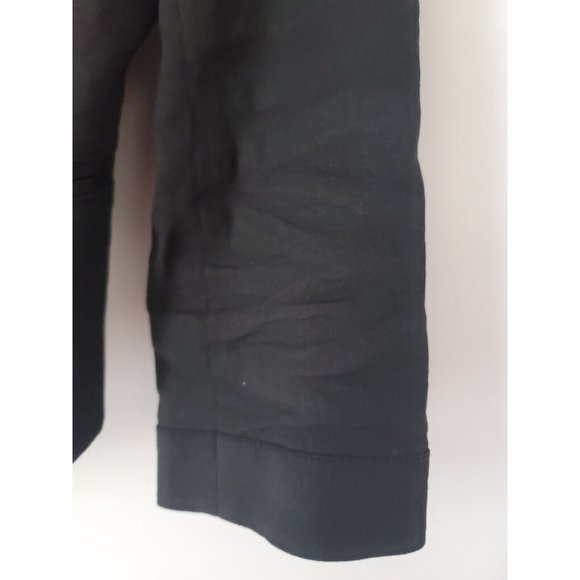 Bebe Blazer Jacket Size 8 Black - Picture 7 of 9